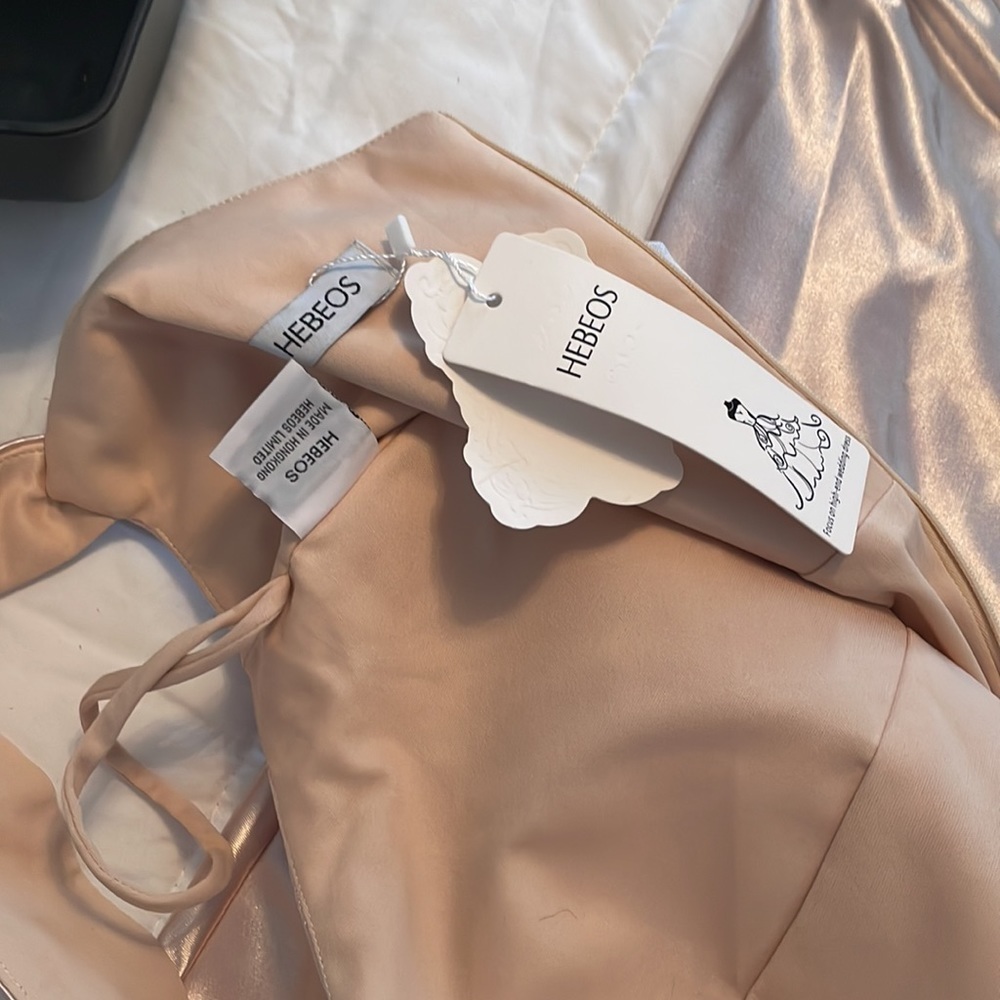 Prom/Bridesmaid Dress Off-the-Shoulder Ruched Sleeveless Sweep/Brush Train Dress - Picture 8 of 11